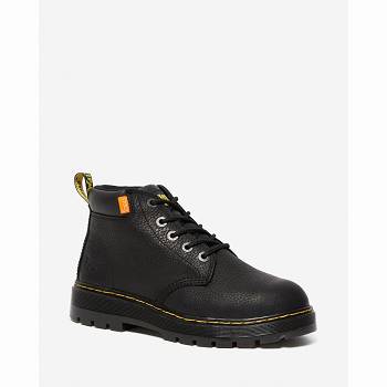 Dr Martens Férfi Grader Extra Wide Internal Metguard Bőr Bakancs Fekete